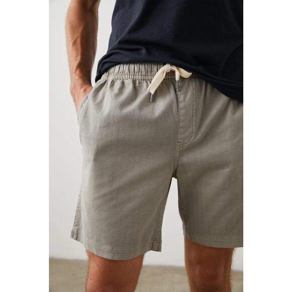 NWT Rails Cruz Shorts in Washed Grey SZ XL Business Casual Cotton Classic $98 - Picture 2 of 15